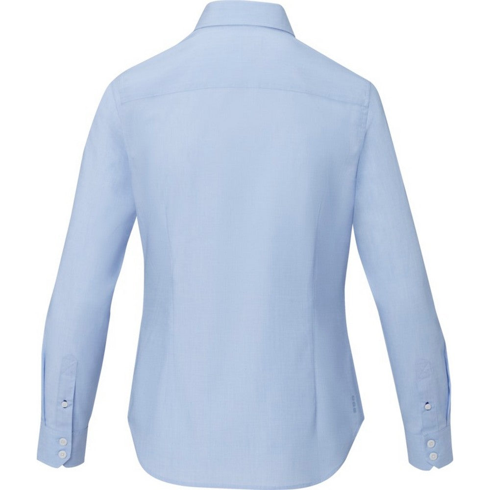 Light Blue - Back - Elevate NXT Womens-Ladies Cuprite Organic Long-Sleeved Shirt