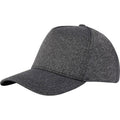 Charcoal - Side - Elevate Manu 5 Panel Stretch Baseball Cap