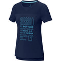 Navy - Side - Elevate NXT Womens-Ladies Borax Recycled Cool Fit T-Shirt