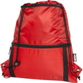 Red - Front - Bullet Adventure Recycled Insulated Drawstring Bag
