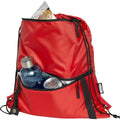 Red - Side - Bullet Adventure Recycled Insulated Drawstring Bag