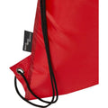 Red - Pack Shot - Bullet Adventure Recycled Insulated Drawstring Bag