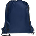 Navy - Back - Bullet Adventure Recycled Insulated Drawstring Bag
