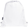 White - Back - Bullet Adventure Recycled Insulated Drawstring Bag