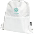 White - Side - Bullet Adventure Recycled Insulated Drawstring Bag