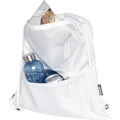 White - Close up - Bullet Adventure Recycled Insulated Drawstring Bag