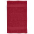 Red - Front - Bullet Evelyn Bath Towel