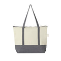 Heather Grey - Front - Bullet Repose Zipped Tote Bag