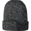 Solid Black - Lifestyle - Elevate Unisex Adult Rigi Reflective Beanie