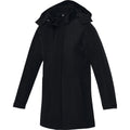 Solid Black - Pack Shot - Elevate Life Womens-Ladies Hardy Insulated Parka