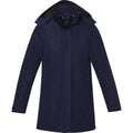 Navy - Front - Elevate Life Womens-Ladies Hardy Insulated Parka