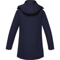 Navy - Back - Elevate Life Womens-Ladies Hardy Insulated Parka
