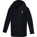 Solid Black - Pack Shot - Elevate Life Mens Hardy Insulated Parka