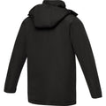 Solid Black - Close up - Elevate Life Mens Hardy Insulated Parka