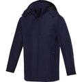 Navy - Side - Elevate Life Mens Hardy Insulated Parka
