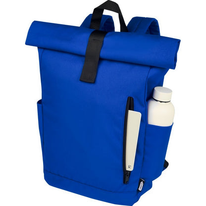 Royal Blue - Pack Shot - Unbranded Byron Roll Up 18L Backpack