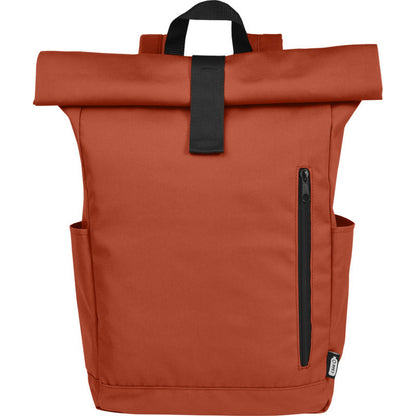 Brick - Front - Unbranded Byron Roll Up 18L Backpack