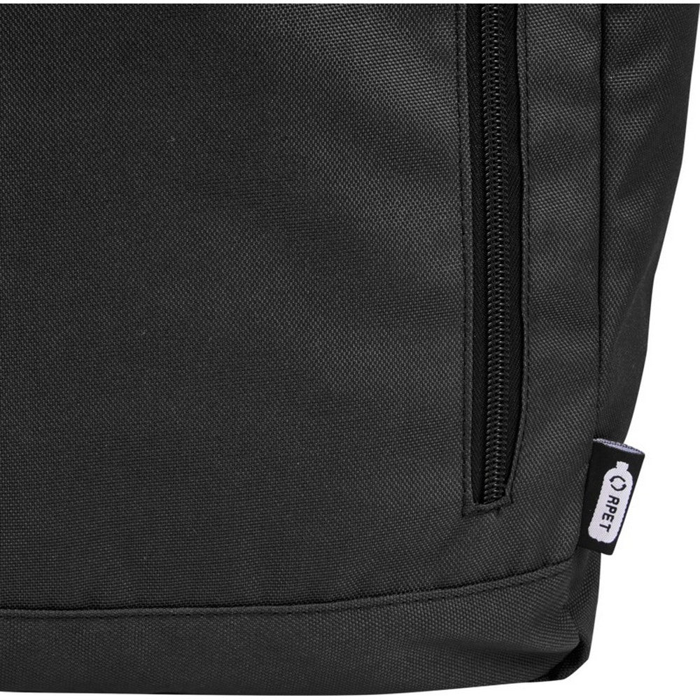 Solid Black - Pack Shot - Unbranded Byron Roll Up 18L Backpack