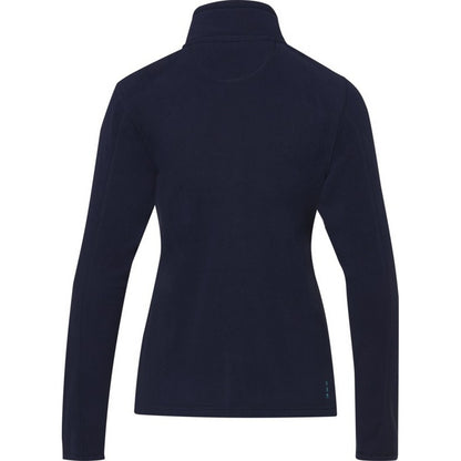 Navy - Back - Elevate NXT Womens-Ladies Amber Recycled Full Zip Fleece Jacket