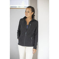 Storm Grey - Side - Elevate NXT Womens-Ladies Amber Recycled Full Zip Fleece Jacket