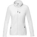 White - Front - Elevate NXT Womens-Ladies Amber Recycled Full Zip Fleece Jacket