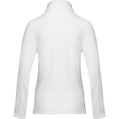 White - Back - Elevate NXT Womens-Ladies Amber Recycled Full Zip Fleece Jacket