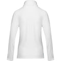White - Back - Elevate NXT Womens-Ladies Amber Recycled Full Zip Fleece Jacket