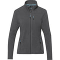 Storm Grey - Front - Elevate NXT Womens-Ladies Amber Recycled Full Zip Fleece Jacket