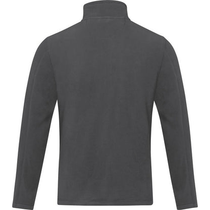 Storm Grey - Back - Elevate NXT Mens Amber Recycled Full Zip Fleece Jacket