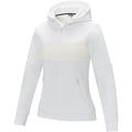 White - Side - Elevate Life Womens-Ladies Anorak Hooded Half Zip Sweatshirt