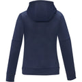 Navy - Back - Elevate Life Womens-Ladies Anorak Hooded Half Zip Sweatshirt