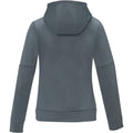 Steel Grey - Back - Elevate Life Womens-Ladies Anorak Hooded Half Zip Sweatshirt