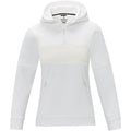 White - Front - Elevate Life Womens-Ladies Anorak Hooded Half Zip Sweatshirt