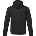 Solid Black - Back - Elevate Life Mens Nubia Knitted Full Zip Jacket
