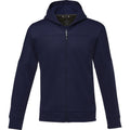 Navy - Front - Elevate Life Mens Nubia Knitted Full Zip Jacket