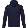 Navy - Back - Elevate Life Mens Nubia Knitted Full Zip Jacket