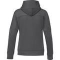 Storm Grey - Back - Elevate Life Womens-Ladies Nubia Knitted Full Zip Jacket