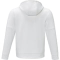 White - Back - Elevate Life Mens Sayan Half Zip Hoodie