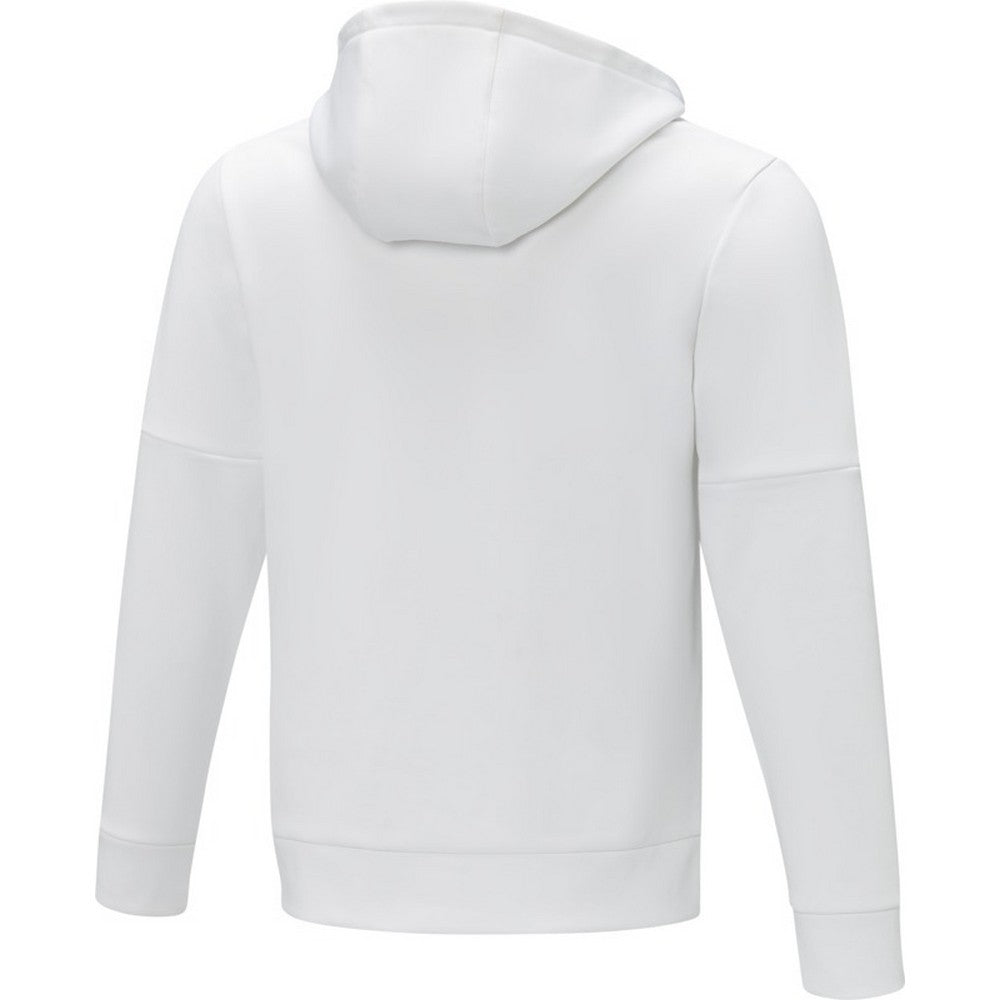 White - Lifestyle - Elevate Life Mens Sayan Half Zip Hoodie