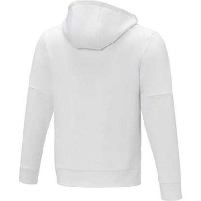 White - Lifestyle - Elevate Life Mens Sayan Half Zip Hoodie