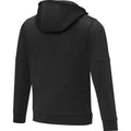 Solid Black - Lifestyle - Elevate Life Mens Sayan Half Zip Hoodie