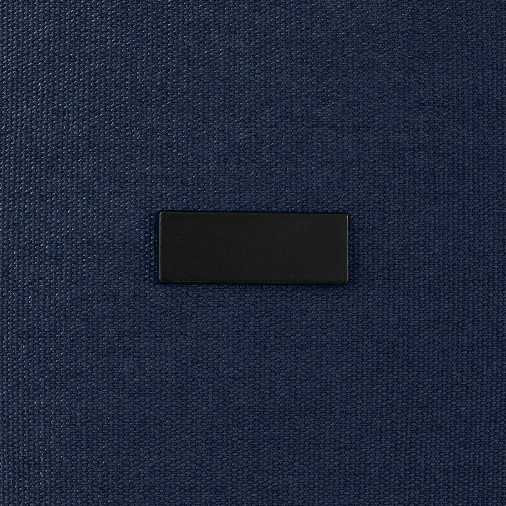 Navy - Close up - Joey Canvas Anti-Theft 18L Laptop Backpack