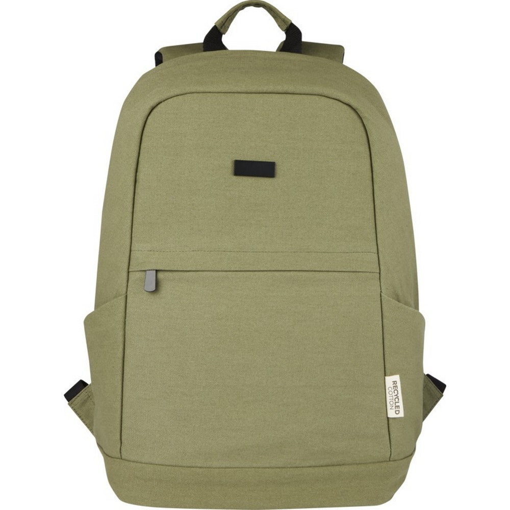 Olive - Front - Joey Canvas Anti-Theft 18L Laptop Backpack