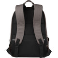 Grey - Back - Joey Canvas Anti-Theft 18L Laptop Backpack