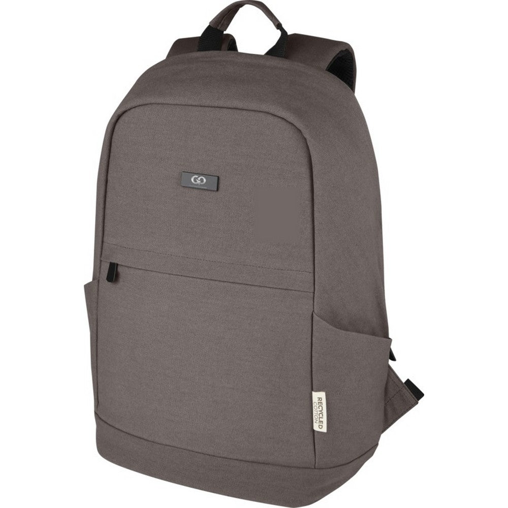 Grey - Side - Joey Canvas Anti-Theft 18L Laptop Backpack