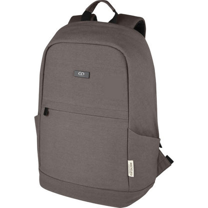 Grey - Side - Joey Canvas Anti-Theft 18L Laptop Backpack