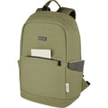 Olive - Side - Joey Canvas Anti-Theft 18L Laptop Backpack