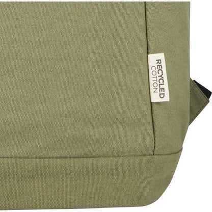 Olive - Pack Shot - Joey Canvas Anti-Theft 18L Laptop Backpack