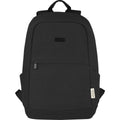 Solid Black - Front - Joey Canvas Anti-Theft 18L Laptop Backpack