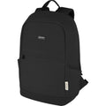 Solid Black - Side - Joey Canvas Anti-Theft 18L Laptop Backpack